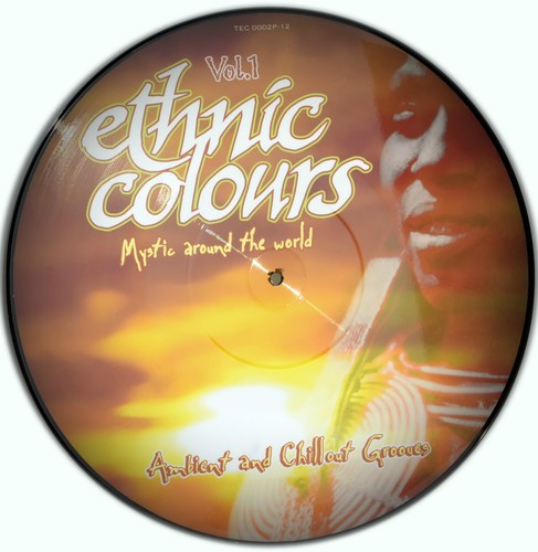Picture vinyl ethnic colours - ethnic,